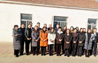 明集鄉(xiāng)敬老院送愛(ài)心人員合照