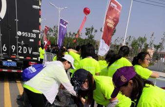 2019利津馬拉松開(kāi)跑，分發(fā)獎(jiǎng)牌、餐包等志愿者活動(dòng)